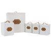 Three Piece Essential Houseware Kitchen Storage and Organization Canister Set