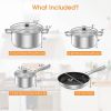 Household Daily Delicacies 3-piece Safe Non-Stick Cookware Set