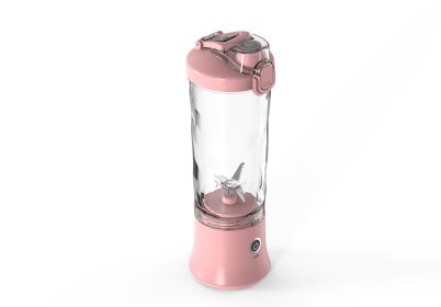 Portable Mini USB Rechargeable Blender (Color: Pink)
