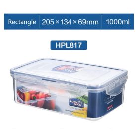 Microwaveable, Plastic Food Storage Containers-see Model Numbers for Sizes (model: HPL817-1000ML)