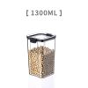 1pc 15.5oz or 23.6oz or 32.1oz Food Storage Container With Lid; Clear Plastic Kitchen And Pantry Organization Canisters