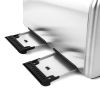 4 Slice Toaster with LED Screen, Stainless Steel
