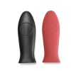 Silicone Pot & Handle Holders - 3 pieces - 1 Long Holder and 2 Semicircular Handle Cover - Heat Protecting Silicone Anti-Hot Non-Slip