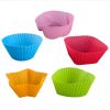 5pcs/Set Silicone Cake Mold- Shaped Muffin Cupcake Baking Molds, DIY Cake Decorating Tools