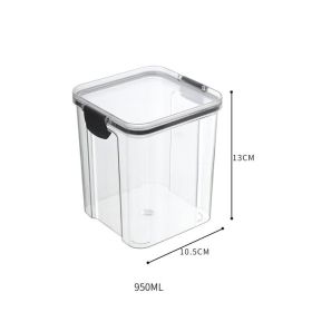 1pc 15.5oz/23.6oz/32.1oz Food Storage Container With Lid (Capacity: 950ml)