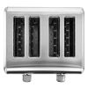 4 Slice Toaster with LED Screen, Stainless Steel