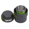 Camping Tableware Set with Folding Spoon and Mini Gas Stove