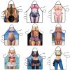 1pc Funny Muscle Funny & Sexy Kitchen Aprons