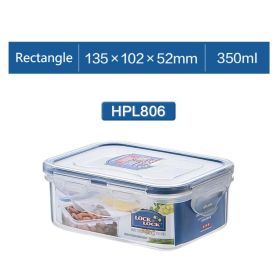 Microwaveable, Plastic Food Storage Containers-see Model Numbers for Sizes (model: HPL806-350ML)