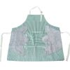 Striped Linen Apron, Adjustable Kitchen Cooking Apron, Cotton And Linen Machine Washable With 2 Pockets