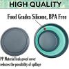 Expandable Food Storage Containers Set With Folding Fork, Spoon and Chopsticks 3pcs/set