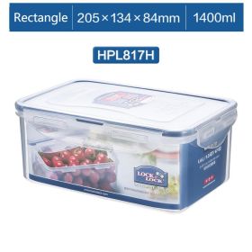 Microwaveable, Plastic Food Storage Containers-see Model Numbers for Sizes (model: HPL817H-1400ML)