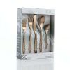 Elegant Western Utensils, 20 Piece Flatware Utensil Setting for 4