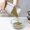 1pc 15.5oz or 23.6oz or 32.1oz Food Storage Container With Lid; Clear Plastic Kitchen And Pantry Organization Canisters