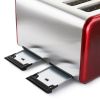 4 Slice Toaster with LED Screen, Stainless Steel