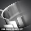 Kitchen Supplise-Glass Lid, Multi Tier, Stainless Steel Steamer Set