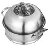 Kitchen Supplise-Glass Lid, Multi Tier, Stainless Steel Steamer Set