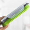 Collapsible Silicone Food Storage with Fork Spoon, Expandable Eco Lunch Bento Box, BPA-Free Dishwasher Freezer Microwave Safe