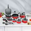 Home Delicacies Hard Anodized Nonstick,17 Piece Set