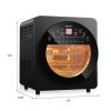 16-in-1 Air Fryer-15.5 qt.,Toaster, Rotisserie, Dehydrator, Oven