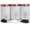 Three Piece Essential Houseware Kitchen Storage and Organization Canister Set