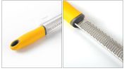 Stainless steel grater for Chocolate, lemon rind, cheese, and more.