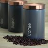 Three Piece Essential Houseware Kitchen Storage and Organization Canister Set
