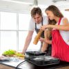 2000W Electric Double Burner, Portable Coil Heating Hot Plate for Countertop, RV Hotplate with Non Slip Rubber Feet 5 Temperature Adjustments