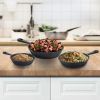 3-piece Pre-Seasoned Cast Iron Skillet Set