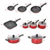 Home Delicacies Hard Anodized Nonstick,17 Piece Set