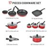 Home Delicacies Hard Anodized Nonstick,17 Piece Set