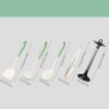 4pcs/5pcs/7pcs Food Grade Silicone Spatula; Cooking Tongs; Ladle; Straining Spoon; Large Spoon; Pasta Spoon; Display Rack