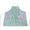 Striped Linen Apron, Adjustable Kitchen Cooking Apron, Cotton And Linen Machine Washable With 2 Pockets