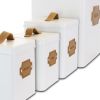 Three Piece Essential Houseware Kitchen Storage and Organization Canister Set