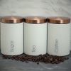 Three Piece Essential Houseware Kitchen Storage and Organization Canister Set